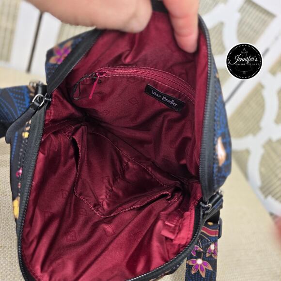 Vera Bradley Garden Dream Midtown Hipster Crossbody - Picture 8 of 12